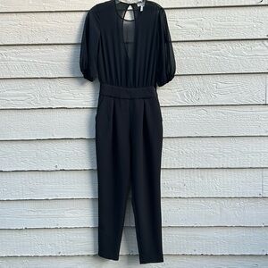 BCBGeneration black dress jumpsuit size 4